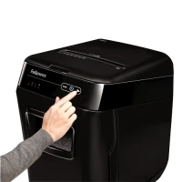 Fellowes AutoMax 200C trituradora de papel Trituración cruzada 60 Db 22.9 cm Negro