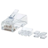 Intellinet 790550 conector RJ45 Transparente