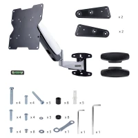 StarTech.com Soporte VESA de Pared para TV de 23 a 55 Pulgadas - Soporte Mural VESA - Ajustable con Movimiento Total - Brazo Colgador para Televisor - 30kg - Inclinación - Giro