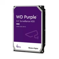 Disco Duro Western Digital Purple 4TB SATA 6GBS 3.5"64GB 5400RPM Videovigilancia