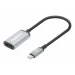 Manhattan 153706 adaptador de cable de vídeo 0.15 m USB Tipo C HDMI Negro, Plata