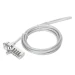 Manhattan 440448 cable antirrobo Plata 2 m