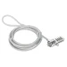 Manhattan 440448 cable antirrobo Plata 2 m