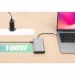 Manhattan Docking Station USB-C para Triple Monitor