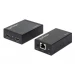 Manhattan 207584 extensor de audio/video Transmisor y receptor AV Negro