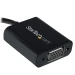 StarTech.com Adaptador USB C a VGA - Negro - 1080p - Convertidor de Video para su MacBook Pro - Dongle de Pantalla USB Tipo C a VGA - La Versión Mejorada es CDP2VGAEC