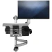 StarTech.com Estación de Trabajo de Montaje en Pared - para 1 Monitor - Premium - Escritorio Articulado Ergonómico de Pie con Brazo de Monitor de Altura Ajustable y Bandeja Charola para el Teclado Acolchada - para Monitor VESA de 34 Pulgadas