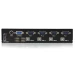 StarTech.com Switch KVM de 4 Puertos con USB - 1 Usuario Local - 1U