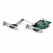 StarTech.com Tarjeta Adaptadora Serial PCI Express RS232 de 2 Puertos - Tarjeta Controladora Serial PCIe RS232 - PCIe a Serie DB9 UART 16950 - Tarjeta de Perfil Bajo para Windows y Linux