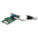 StarTech.com Tarjeta Adaptadora Serial PCI Express RS232 de 2 Puertos - Tarjeta Controladora Serial PCIe RS232 - PCIe a Serie DB9 UART 16950 - Tarjeta de Perfil Bajo para Windows y Linux