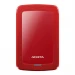 DISCO DURO ADATA 1TB HV300 SLIM RED 3.1