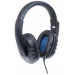 Manhattan 176088 audífono y auriculare Auriculares Alámbrico Diadema Llamadas/Música Negro, Azul