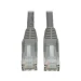 Tripp Lite N201-010-GY Cable Ethernet (UTP) Patch Moldeado Snagless Cat6 Gigabit (RJ45 M/M), Gris, 3.05 m [10 pies]