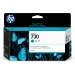 HP Cartucho de tinta DesignJet 730 de 130 ml, cian