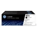 HP Pack de ahorro de 2 cartuchos de tóner original 83A LaserJet negro