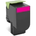 Lexmark 70C8HM0 cartucho de tóner 1 pieza(s) Original Magenta