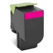 Lexmark 70C80M0 cartucho de tóner 1 pieza(s) Original Magenta