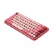 Logitech Pop Keys teclado RF inalámbrico + bluetooth Borgoña, Rosa, Rosa