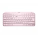 Logitech MX Keys Mini teclado RF inalámbrico + bluetooth Rosa