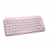 Logitech MX Keys Mini teclado RF inalámbrico + bluetooth Rosa