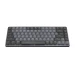 Logitech MX Mini Mechanical teclado RF inalámbrico + bluetooth Grafito, Gris