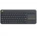 Logitech K400 Plus teclado RF inalámbrico Negro