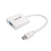 Manhattan 322508 adaptador de cable de vídeo 0.17 m Mini-DisplayPort VGA (D-Sub) Blanco