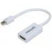 Manhattan 151399 adaptador de cable de vídeo 0.17 m HDMI Tipo A (Estándar) Mini DisplayPort Blanco