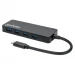 Manhattan 164924 nodo concentrador USB 3.2 Gen 1 (3.1 Gen 1) Type-C 5000 Mbit/s Negro