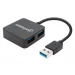 Manhattan 162296 nodo concentrador USB 3.2 Gen 1 (3.1 Gen 1) Type-A 5000 Mbit/s Negro