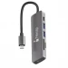 Hub Nextep USB-C 6 en 1 USB 3.0/HDMI/4K Lector SD-TF