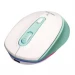 Mouse Inalámbrico Perfect Choice Lumier Recargable Ergonómico RGB Color Blanco