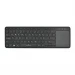 Teclado Inalámbrico Perfect Choice Touch Pad Compatible con PC/Smart TV Color Negro