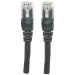 Intellinet 2m Cat6 cable de red Negro U/UTP (UTP)