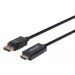 Manhattan 153201 adaptador de cable de vídeo 1.8 m DisplayPort HDMI Negro