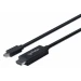 Manhattan 153232 adaptador de cable de vídeo 1.8 m Mini DisplayPort HDMI Tipo A (Estándar) Negro