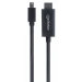 Manhattan 153232 adaptador de cable de vídeo 1.8 m Mini DisplayPort HDMI Tipo A (Estándar) Negro