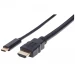 Manhattan 151764 adaptador de cable de vídeo 2 m USB Tipo C HDMI Tipo A (Estándar) Negro