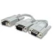 Manhattan VGA Splitter Cable cable VGA 0.15 m VGA (D-Sub) 2 x VGA (D-Sub) Blanco