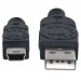 Manhattan 333375 cable USB 1.8 m USB 2.0 USB A Mini-USB B Negro