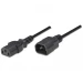 Manhattan 301152 cable de alimentación Negro 1.8 m Acoplador C13 Acoplador C14