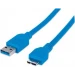 Manhattan USB 3.0, A/Micro-B, 2 m cable USB USB 3.2 Gen 1 (3.1 Gen 1) USB A Micro-USB B Azul