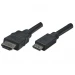 Manhattan 304955 cable HDMI 1.8 m HDMI Tipo A (Estándar) HDMI tipo C (Mini) Negro