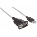 Manhattan 151849 cable serial Negro 1.8 m USB Serial/COM/RS232/DB9