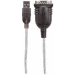 Manhattan 151849 cable serial Negro 1.8 m USB Serial/COM/RS232/DB9