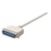 Manhattan Printer Cable, 1.8m cable de impresora Blanco