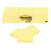 Notas 3M Post It 653 1.5x2" Amarillo Paquete 100 Hojas c/12