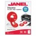 Etiquetas Adhesivas Janel Láser J-5931 CD 117mm Caja 200 Etiquetas x Paquete